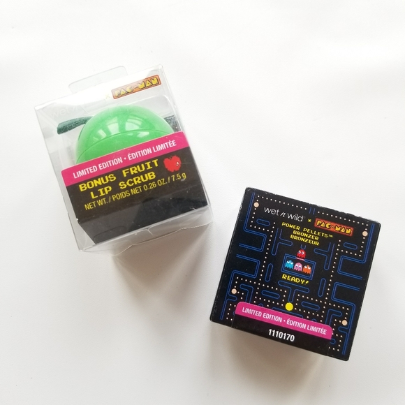 new Wet n Wild Pac Man Collection Bundle Lip Scrub & Bronzer - Picture 7 of 9